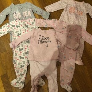 Carter’s pajamas (set of 5)